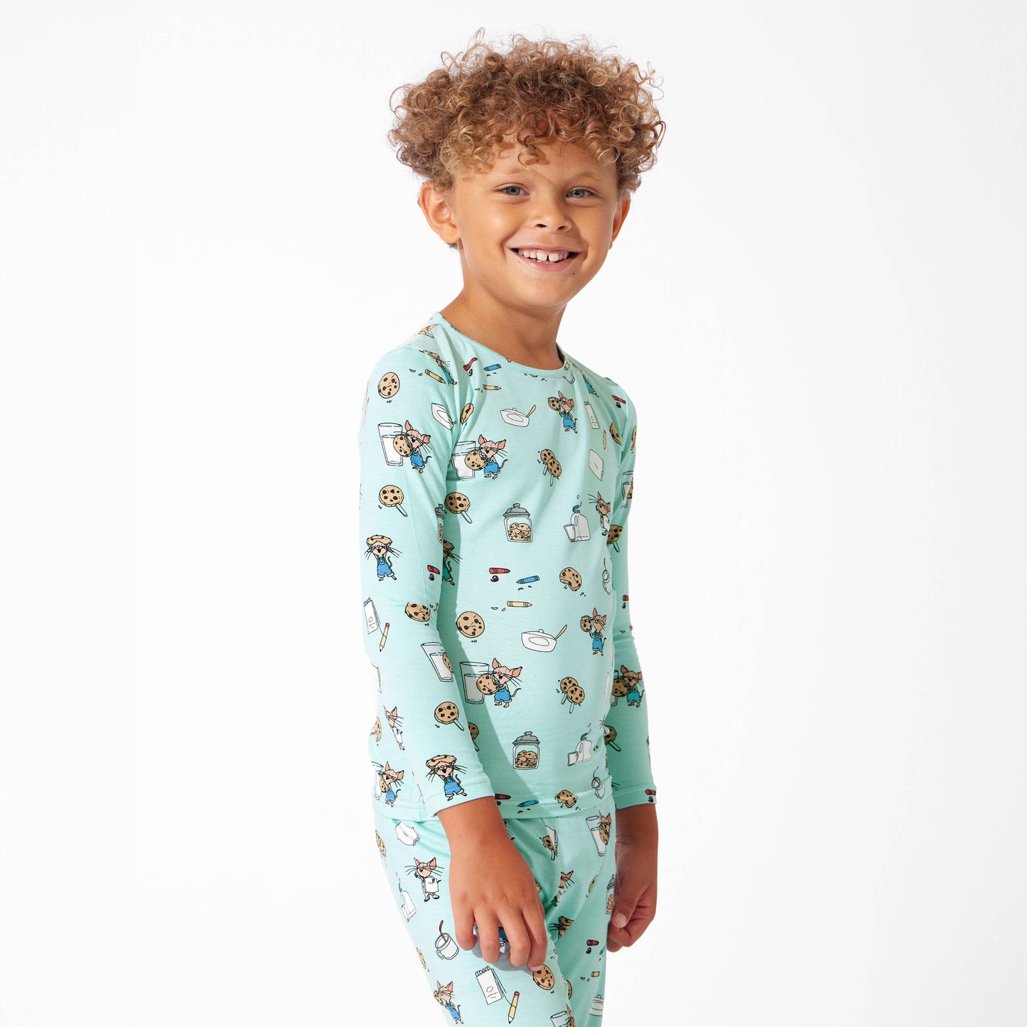 Bellabu Bear - If You Give a Mouse a Cookie Bamboo Kids Pajamas