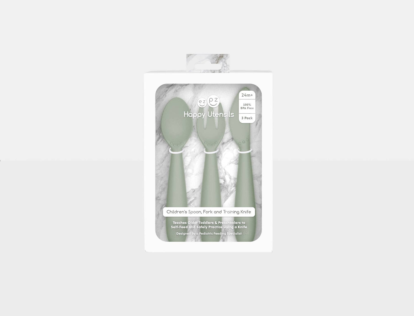ezpz - Happy Utensils: Sage