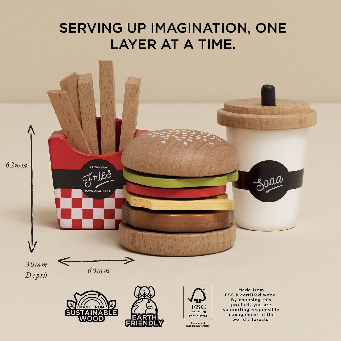 Le Toy Van, Inc. - Gourmet Hamburger Set