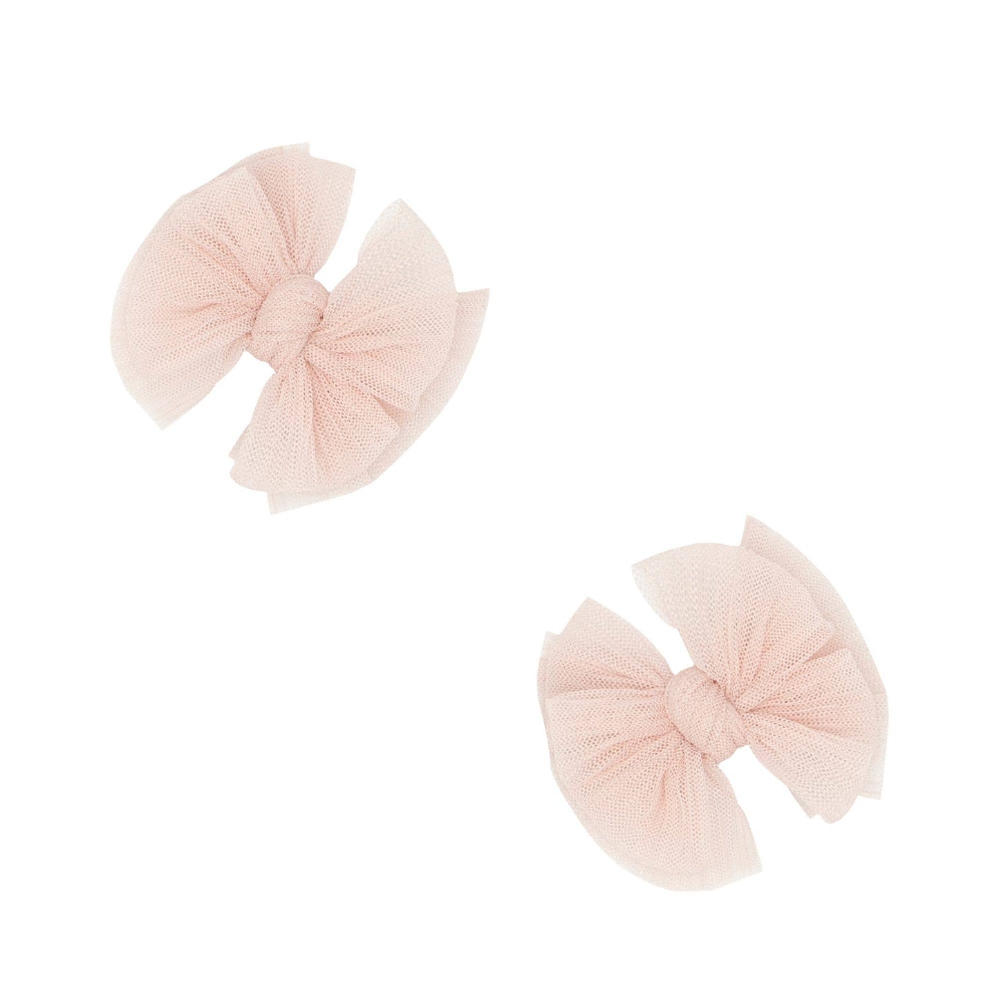 Baby Bling Bows - Baby Bling® 2-Pack Tulle Baby FAB® hair bow clips: Pink Multi Star
