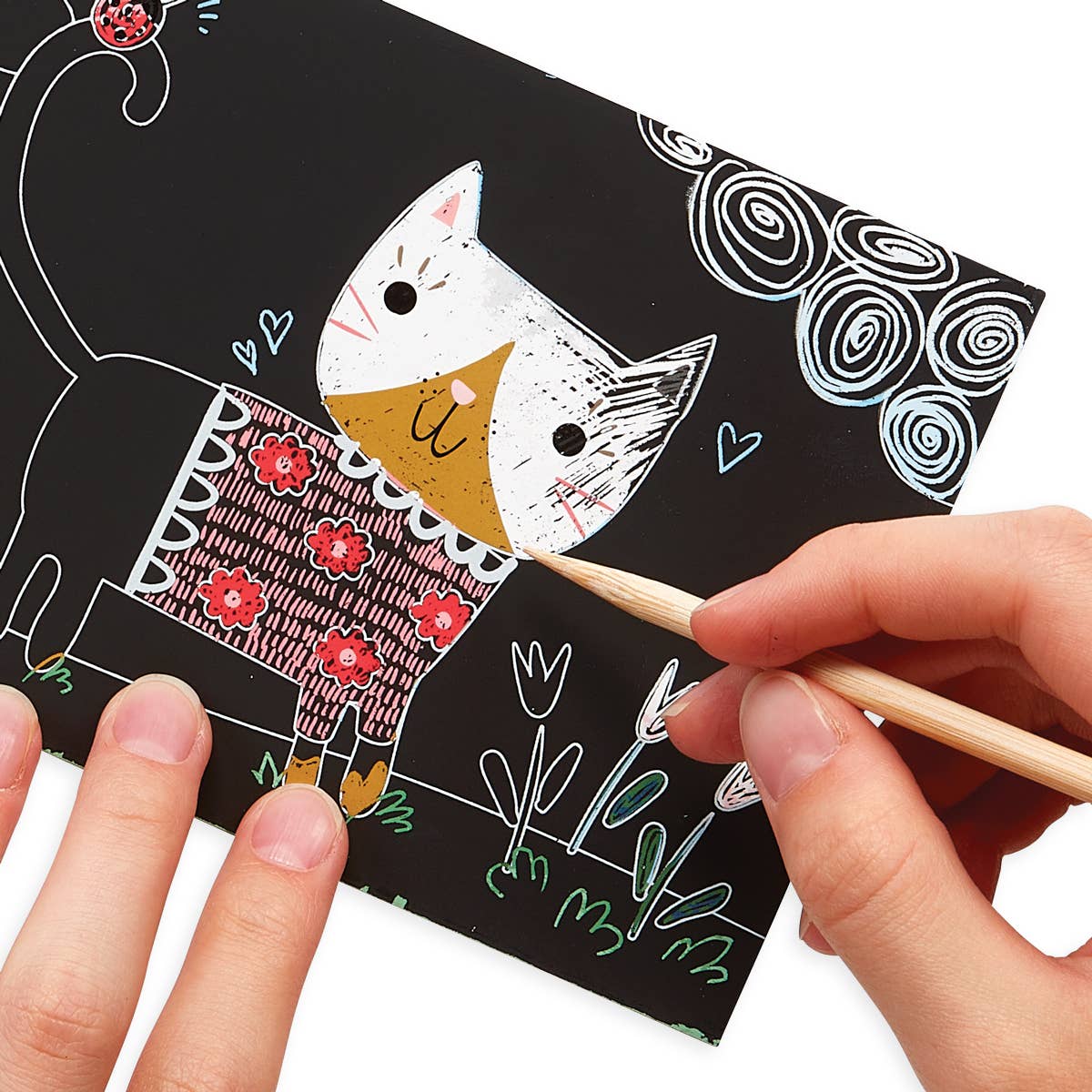 Ooly - Mini Scratch & Scribble Art Kit: Cutie Cats