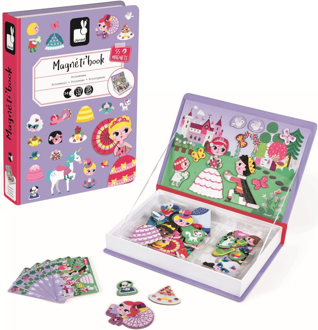 Janod - Princesses Magneti'book