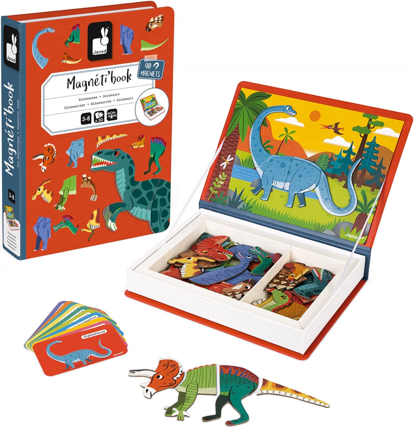 Janod - Dinosaurs Magneti'Book