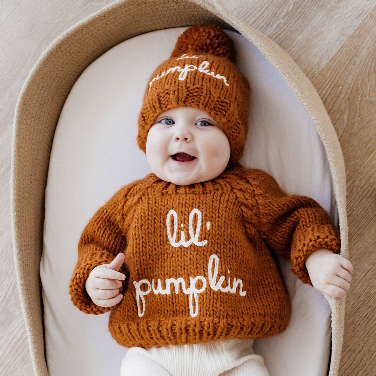 Huggalugs - Lil' Pumpkin Knit Sweater