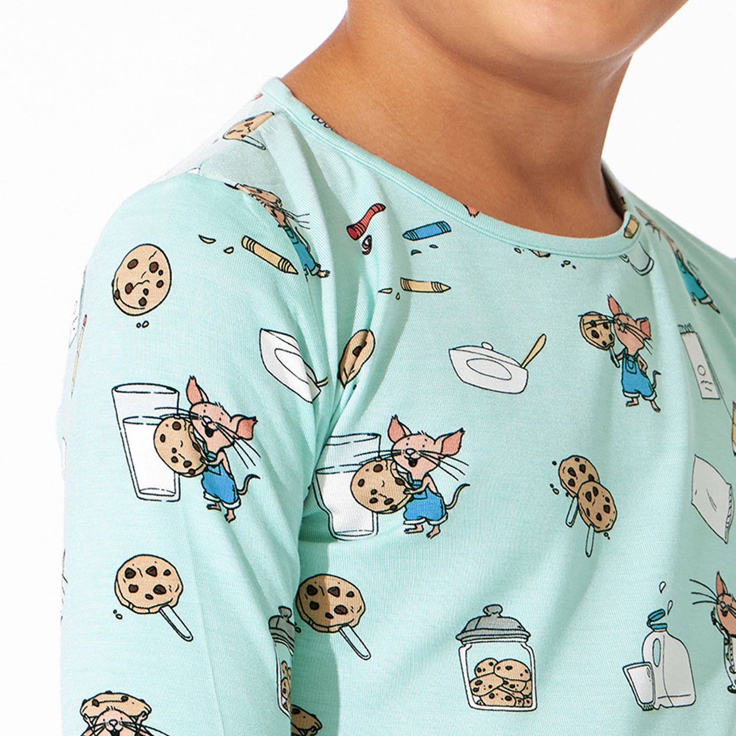 Bellabu Bear - If You Give a Mouse a Cookie Bamboo Kids Pajamas