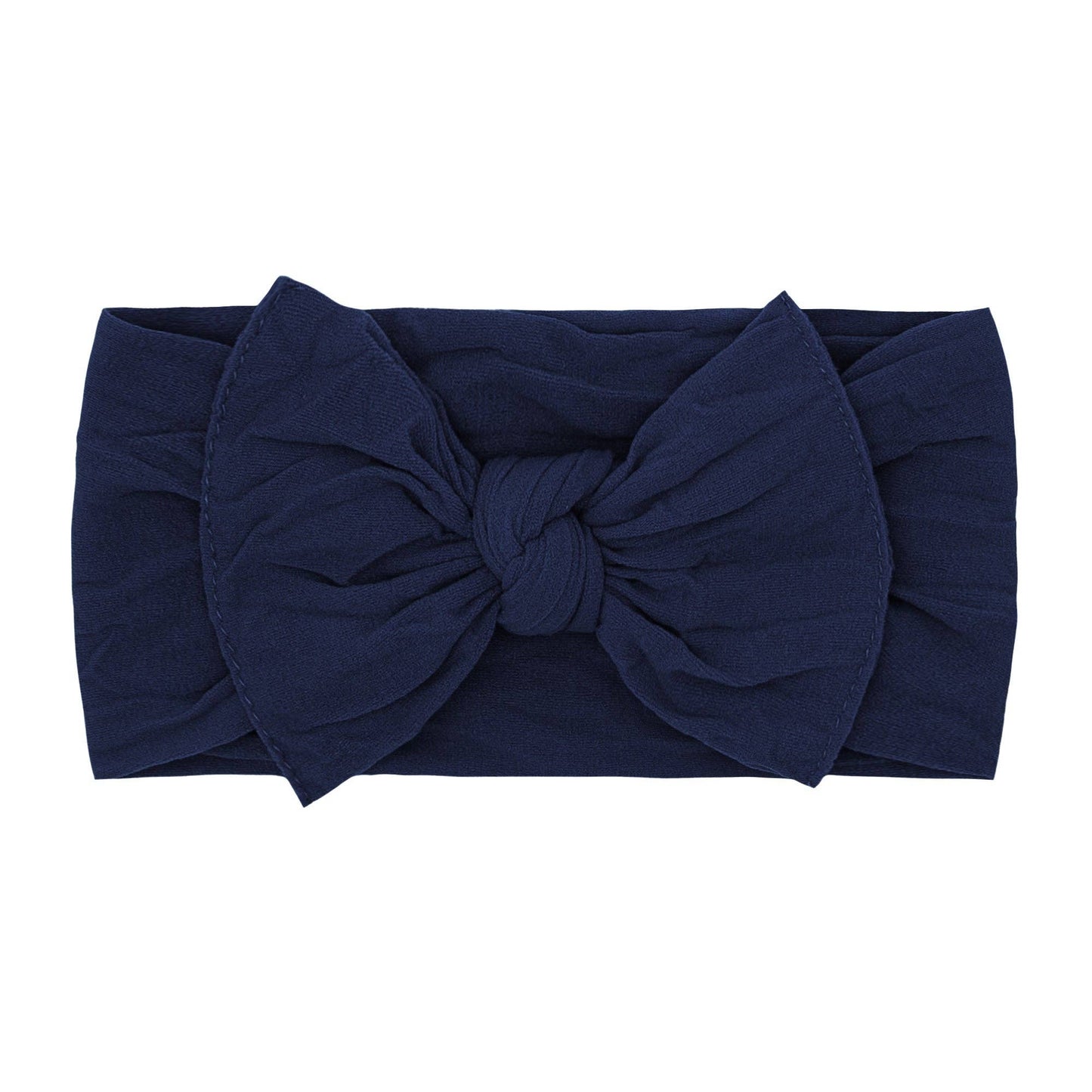 Baby Bling Bows - Navy - THE KNOT Soft nylon headband