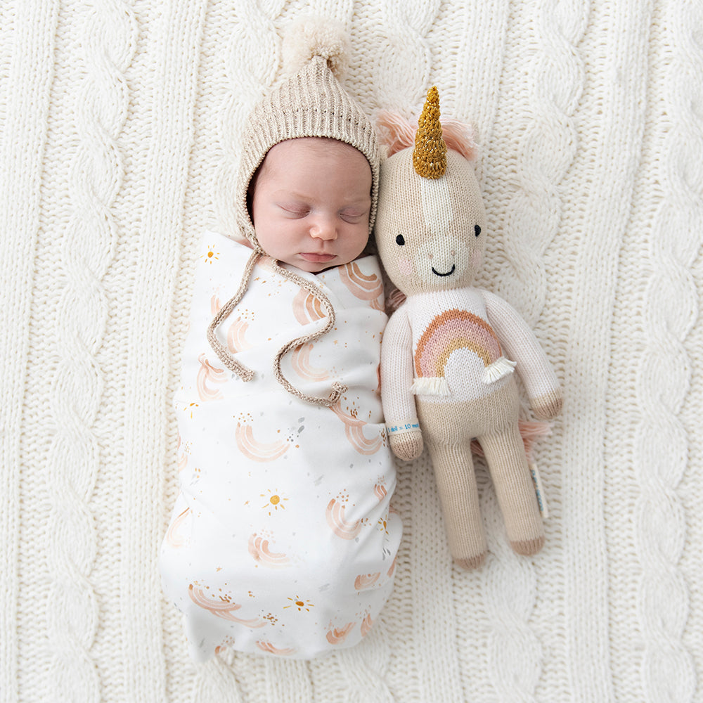 cuddle + kind - Zara the Unicorn Handknit Dolls