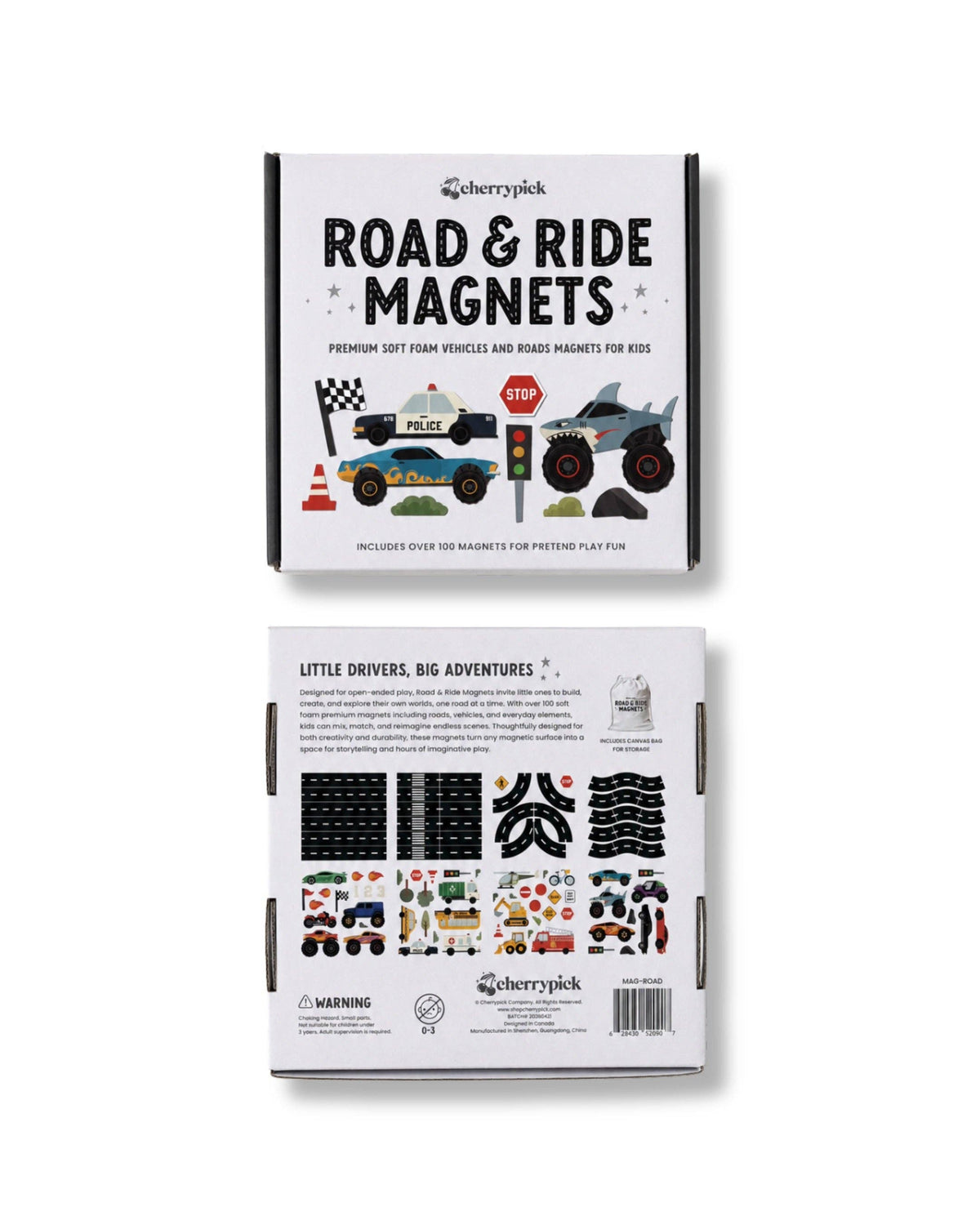 Cherrypick - Road & Ride Car Magnets Set (100pc set)
