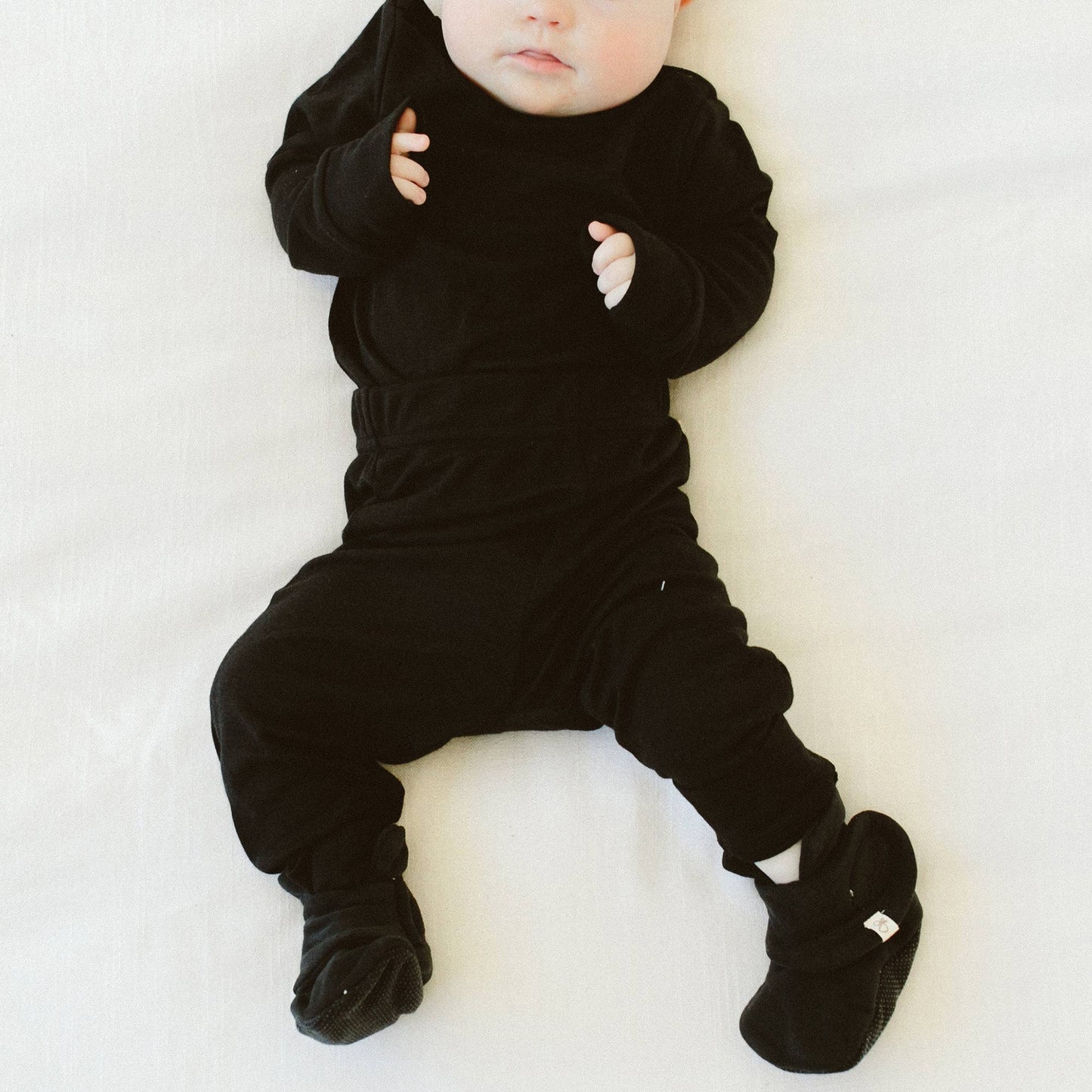 goumikids - Viscose Bamboo + Organic Cotton Baby Boots - Asphalt