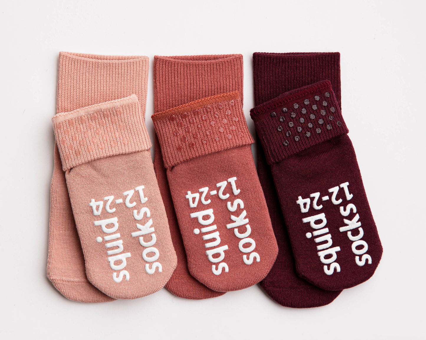 squid socks - Courtney - Baby Socks / Kids Socks with Non-Slip Silicone