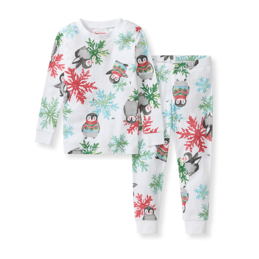 Burt's Bees Baby - Cozy Penguins Two-Piece Pajamas