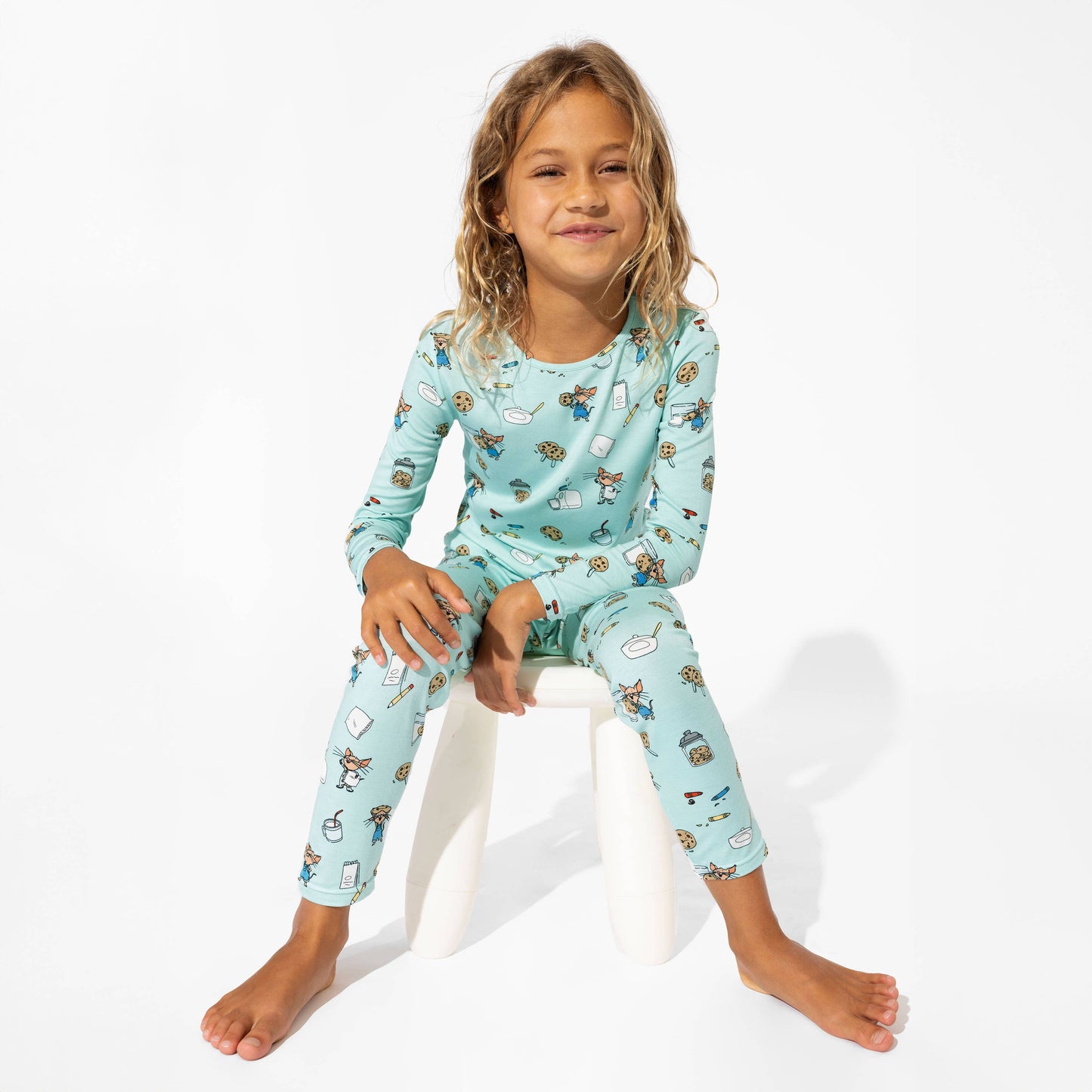 Bellabu Bear - If You Give a Mouse a Cookie Bamboo Kids Pajamas