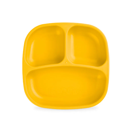Re-Play - 7'' Divided Plate - Sunny Yellow