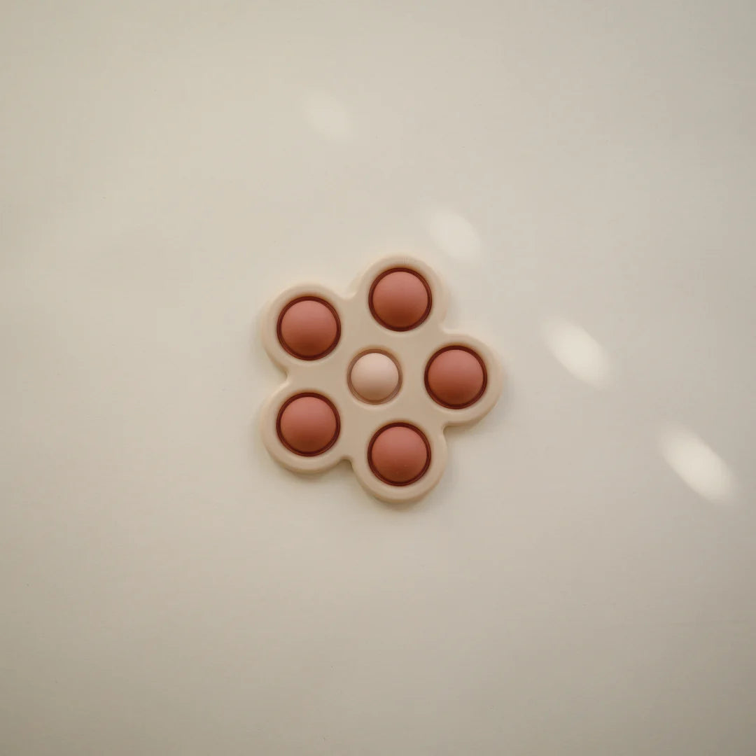 Mushie - Flower Press Toy - Blush