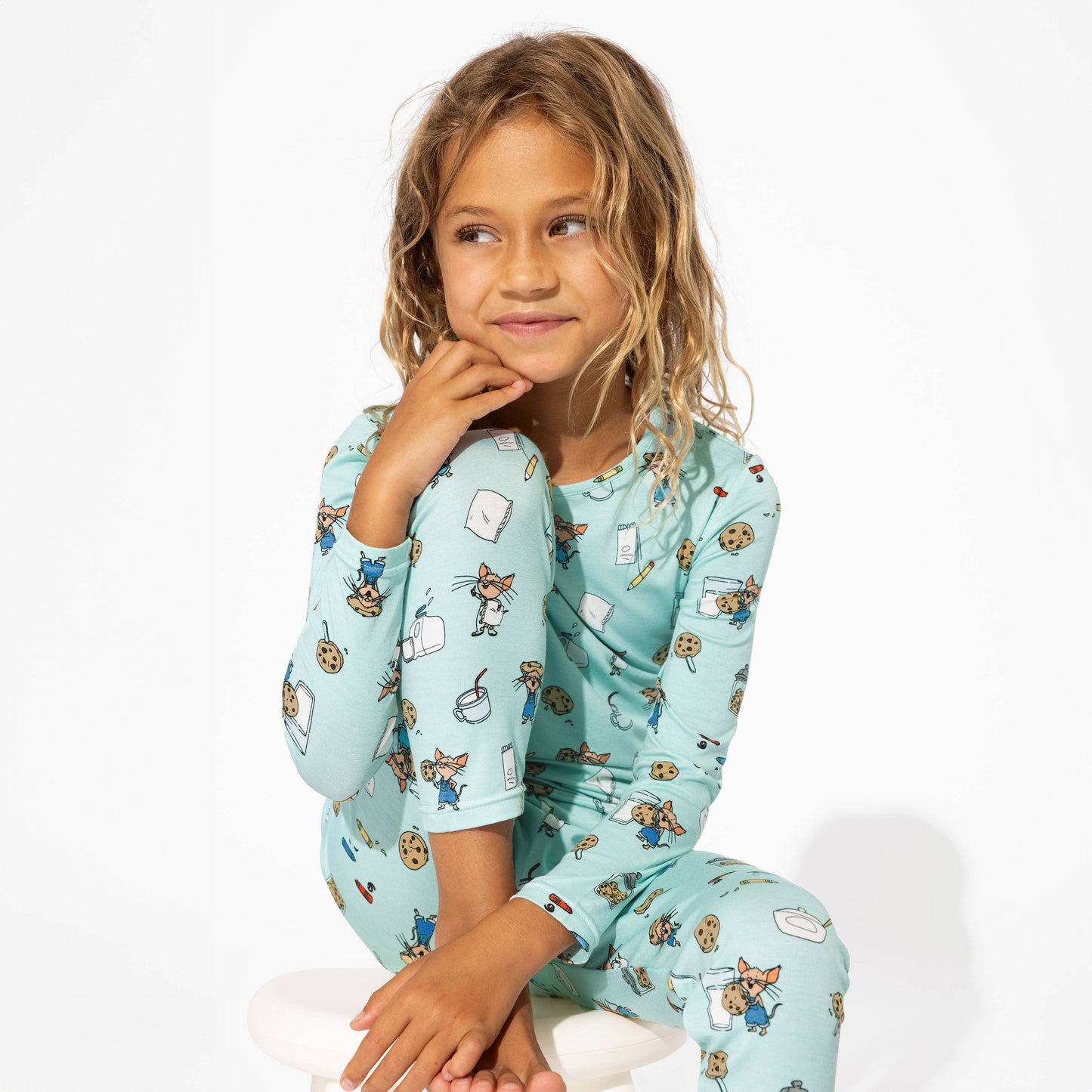 Bellabu Bear - If You Give a Mouse a Cookie Bamboo Kids Pajamas