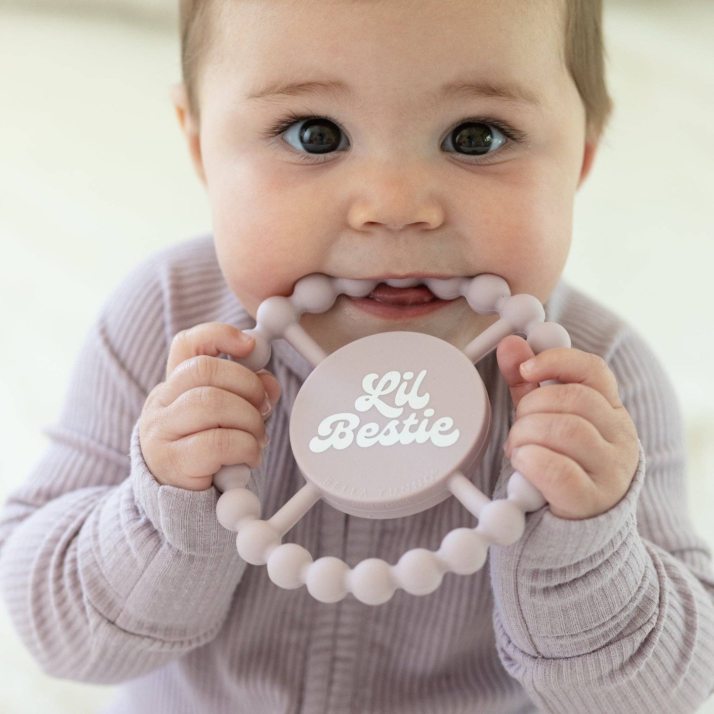 Bella Tunno - Lil Bestie Happy Teether: Purple