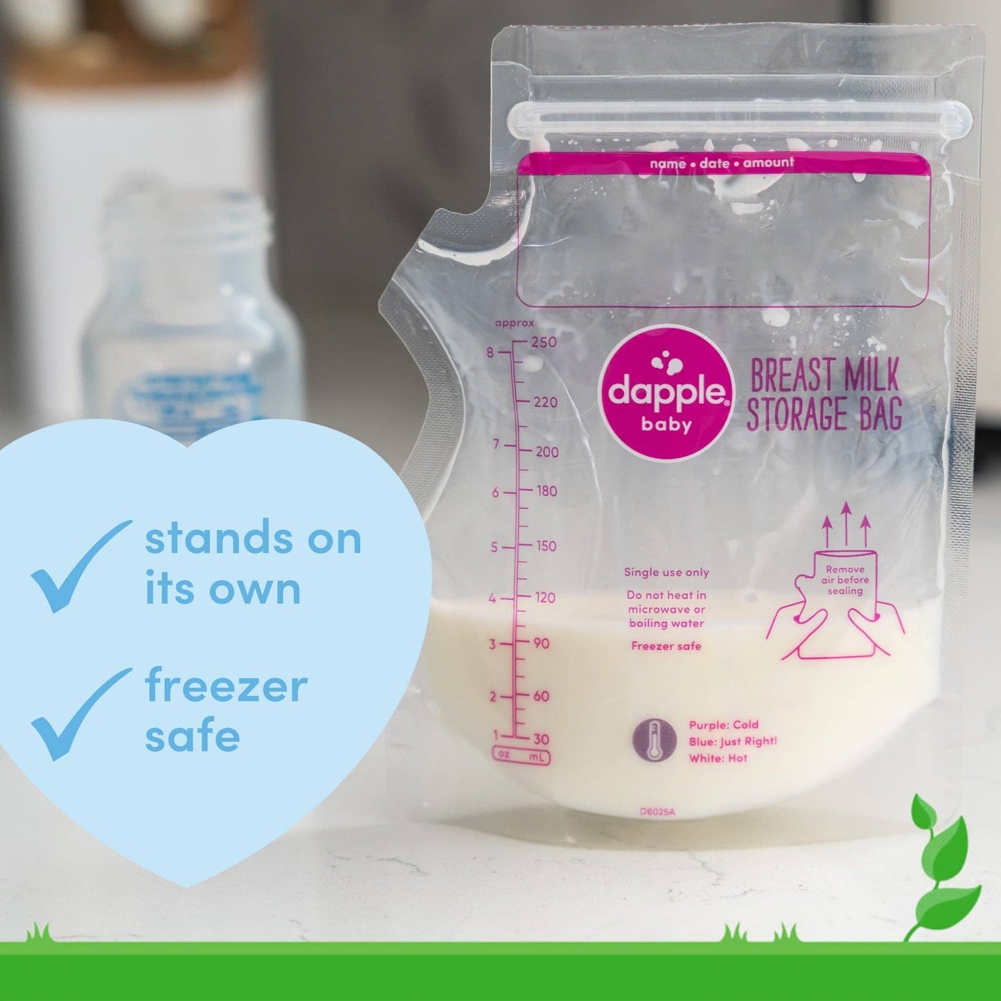 Dapple Baby - Breast Milk Storage Easy Pour Bags, 50ct