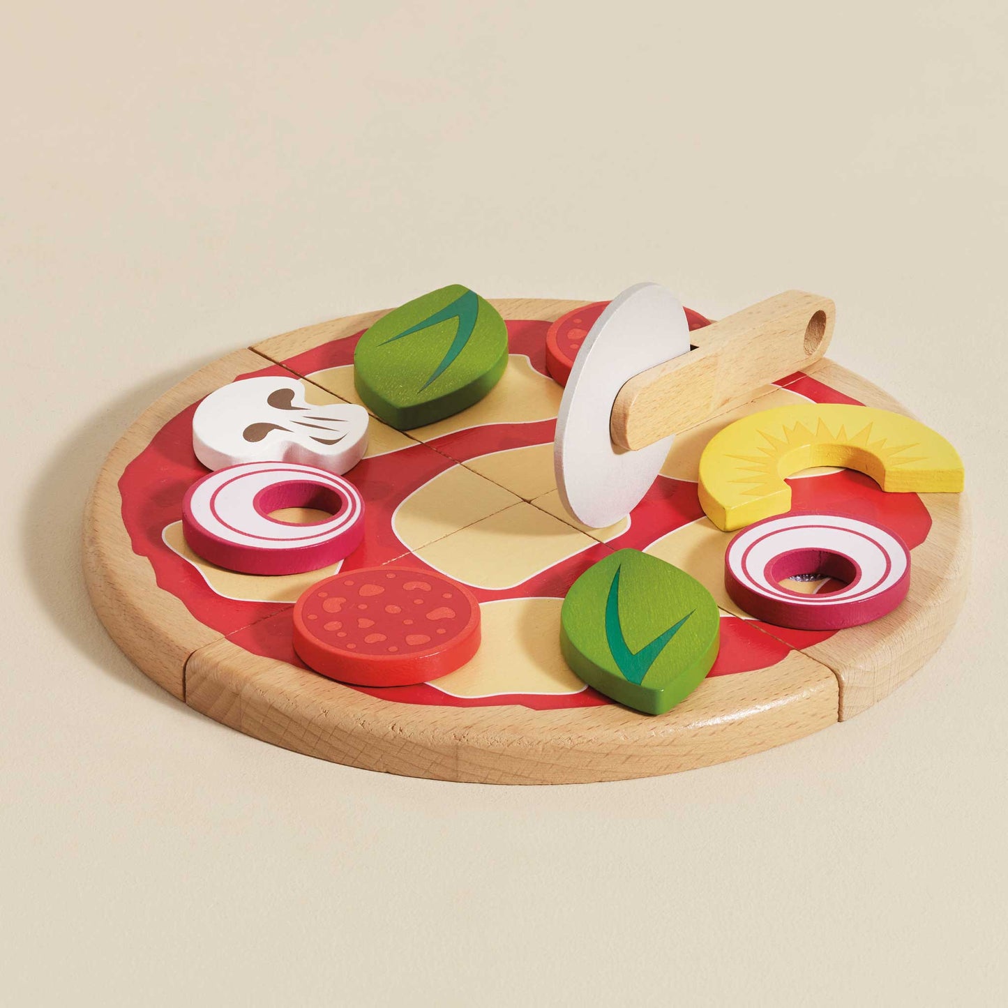 Le Toy Van, Inc. - Pizza & Toppings with Slice Cutter