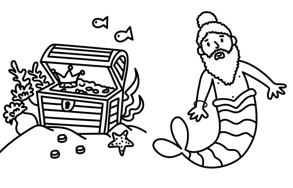 Simon & Schuster - My First Big Book of Mermaids by Little Bee Books: Coloring Book