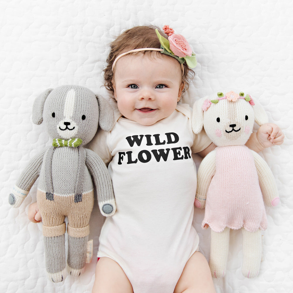 cuddle + kind - Charlotte the Dog Handknit Dolls