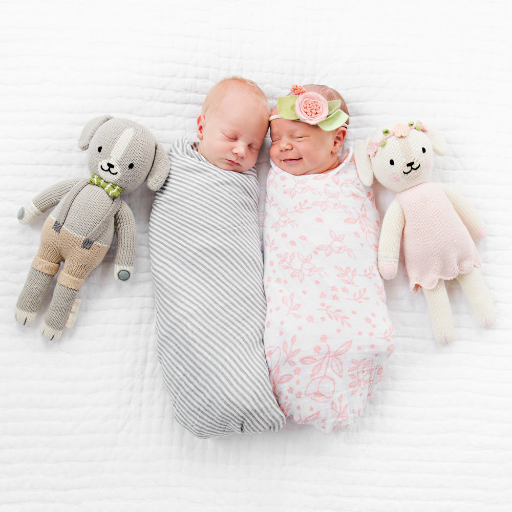 cuddle + kind - Noah the Dog Handknit Dolls