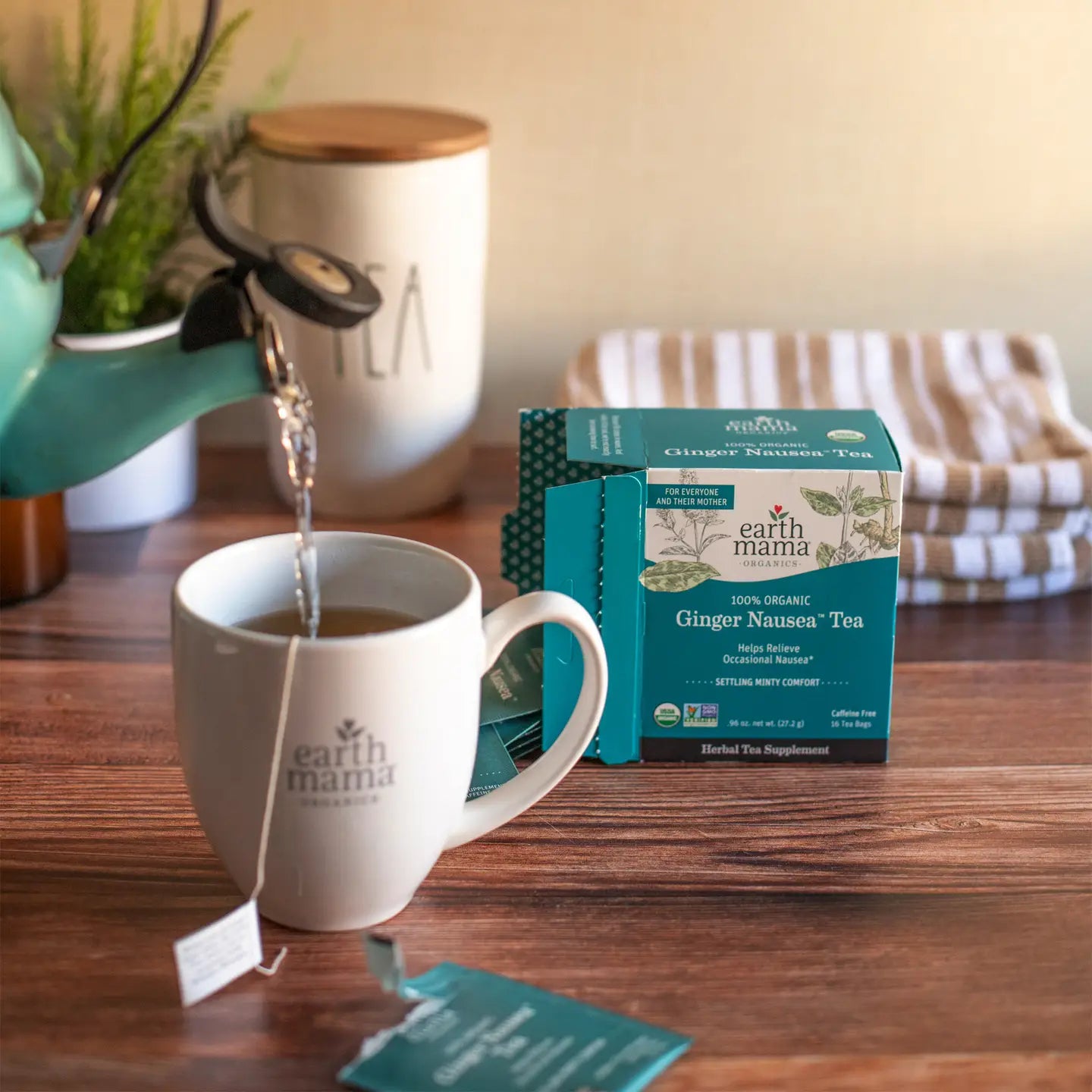 Earth Mama Organics - Organic Ginger Nausea Tea