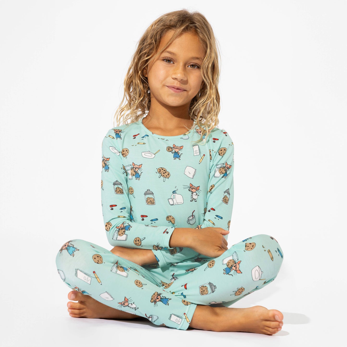 Bellabu Bear - If You Give a Mouse a Cookie Bamboo Kids Pajamas
