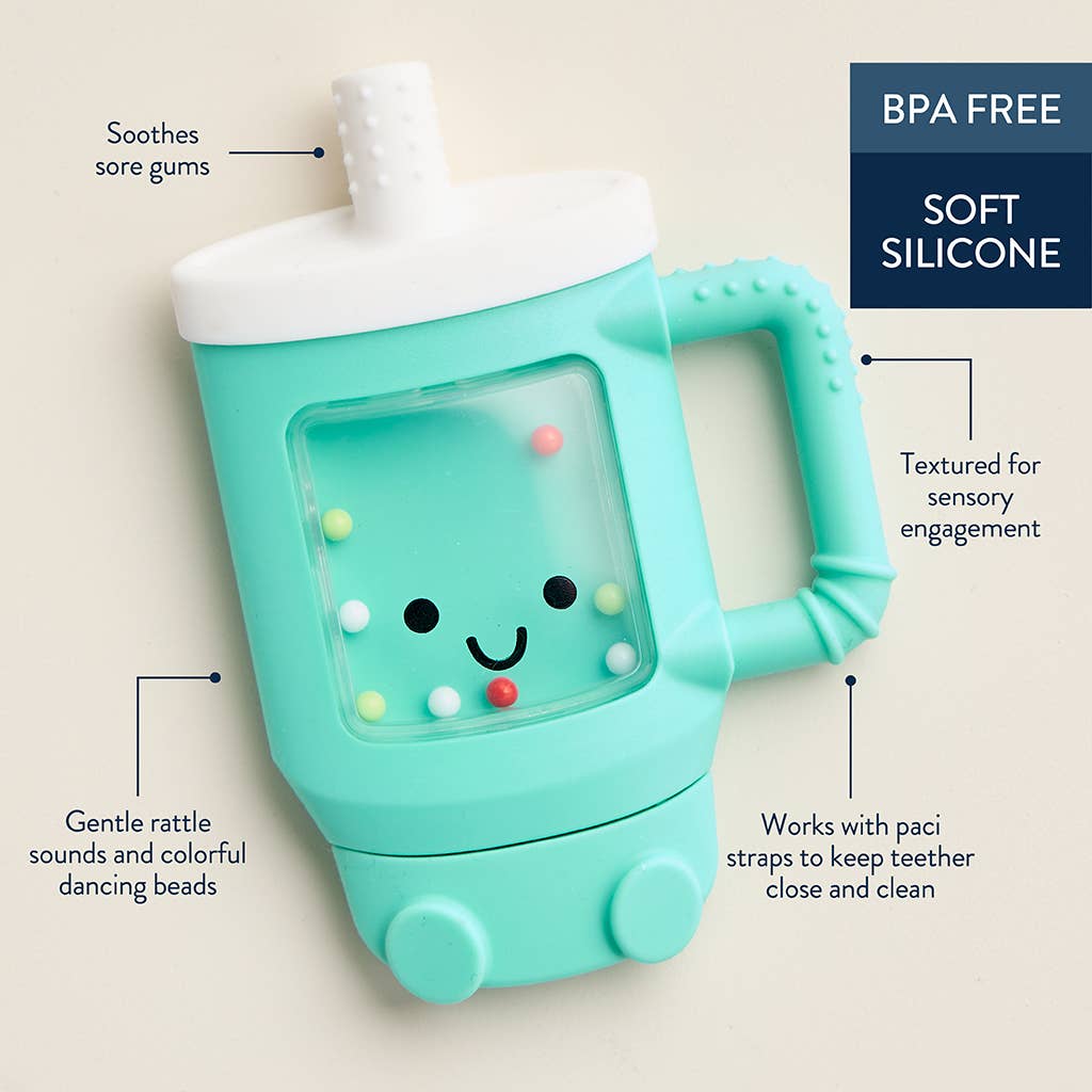 Itzy Ritzy - Sweetie Shake Plus™ - Teething + Rattle Toy: Tumbler
