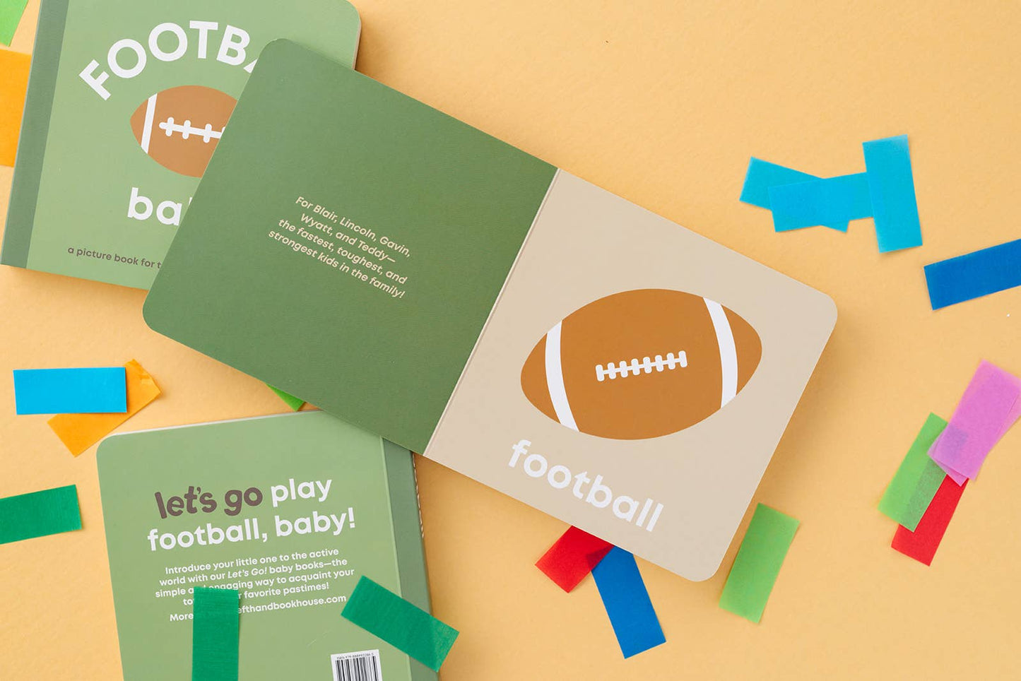 Left Hand Book House - Football Baby- Board Book