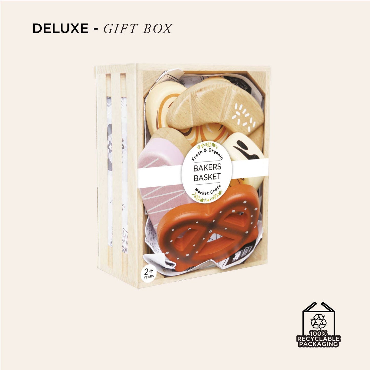 Le Toy Van, Inc. - Bakery & Patisserie Wooden Market Crate