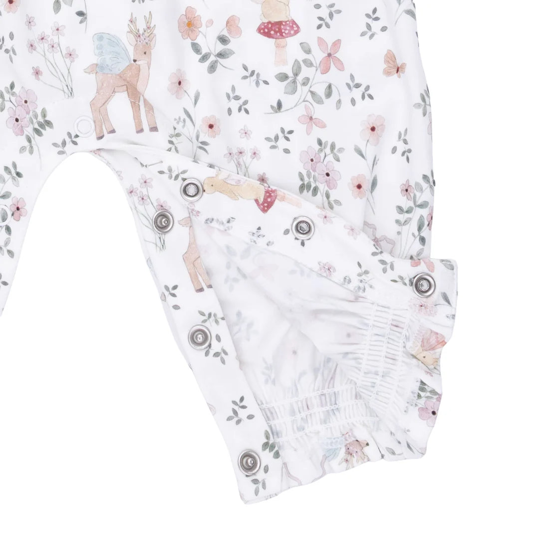 Angel Dear - Enchanted Woodland Smocked Long Sleeve Romper