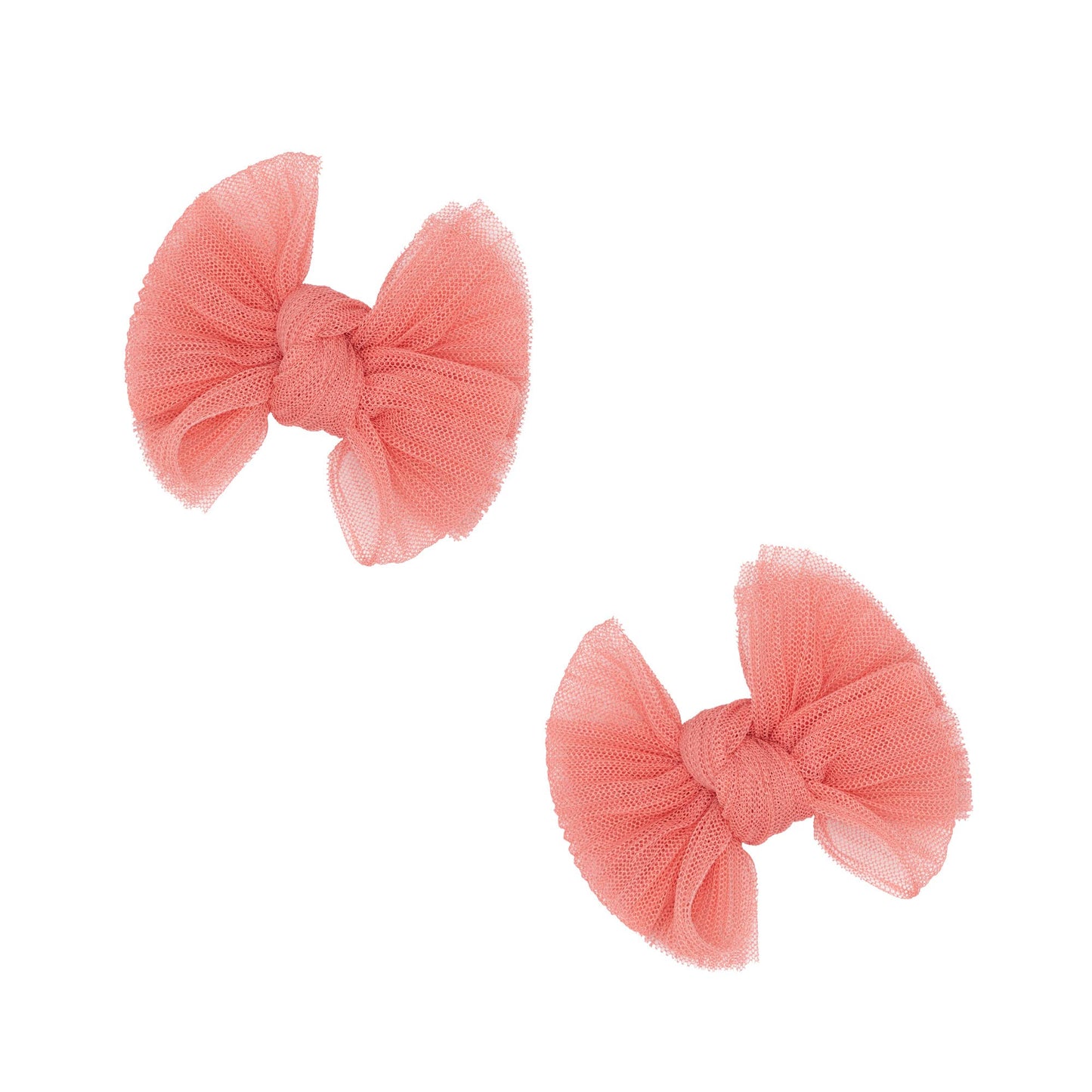 Baby Bling Bows - Baby Bling® 2-Pack Tulle Baby FAB® hair bow clips: Pink Multi Star