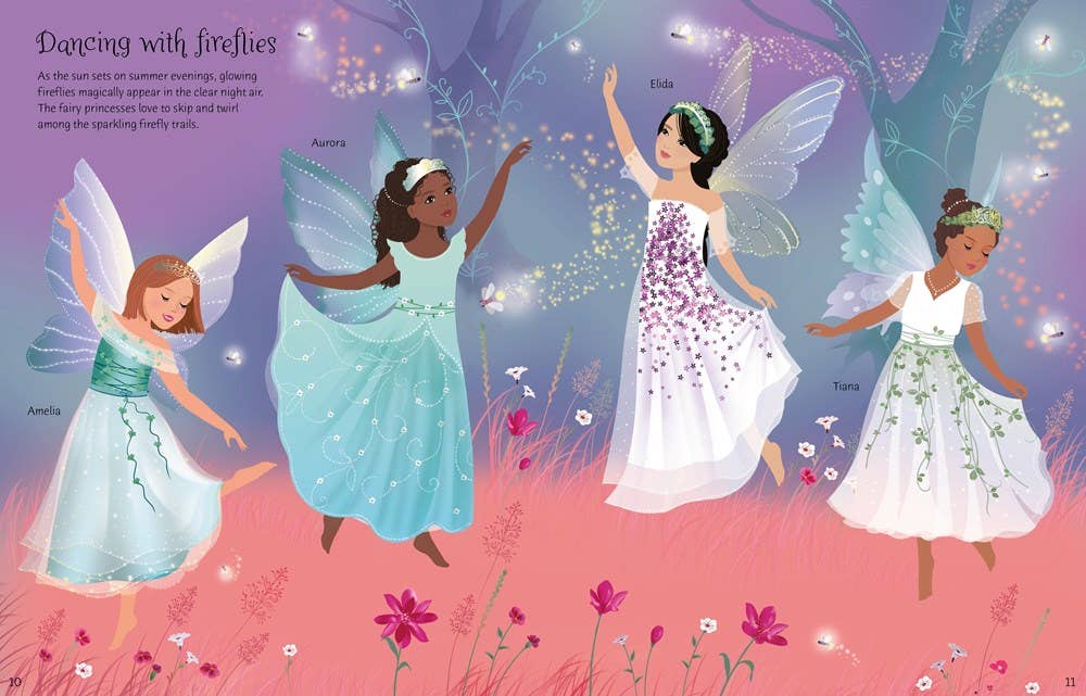 HarperCollins - Sticker Dolly Dressing Fairy Princesses : Usborne