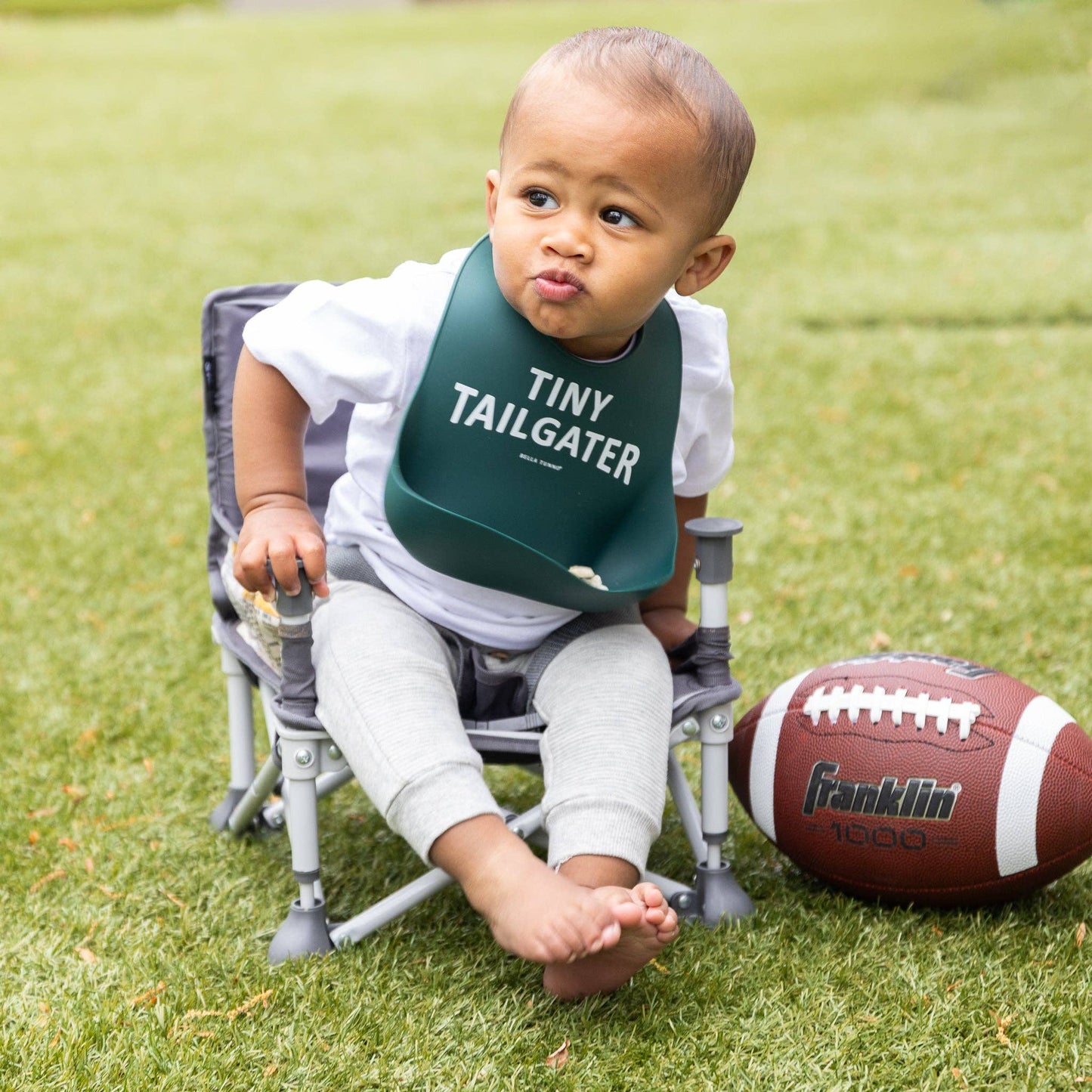 Bella Tunno - Tiny Tailgater Wonder Bib: Green