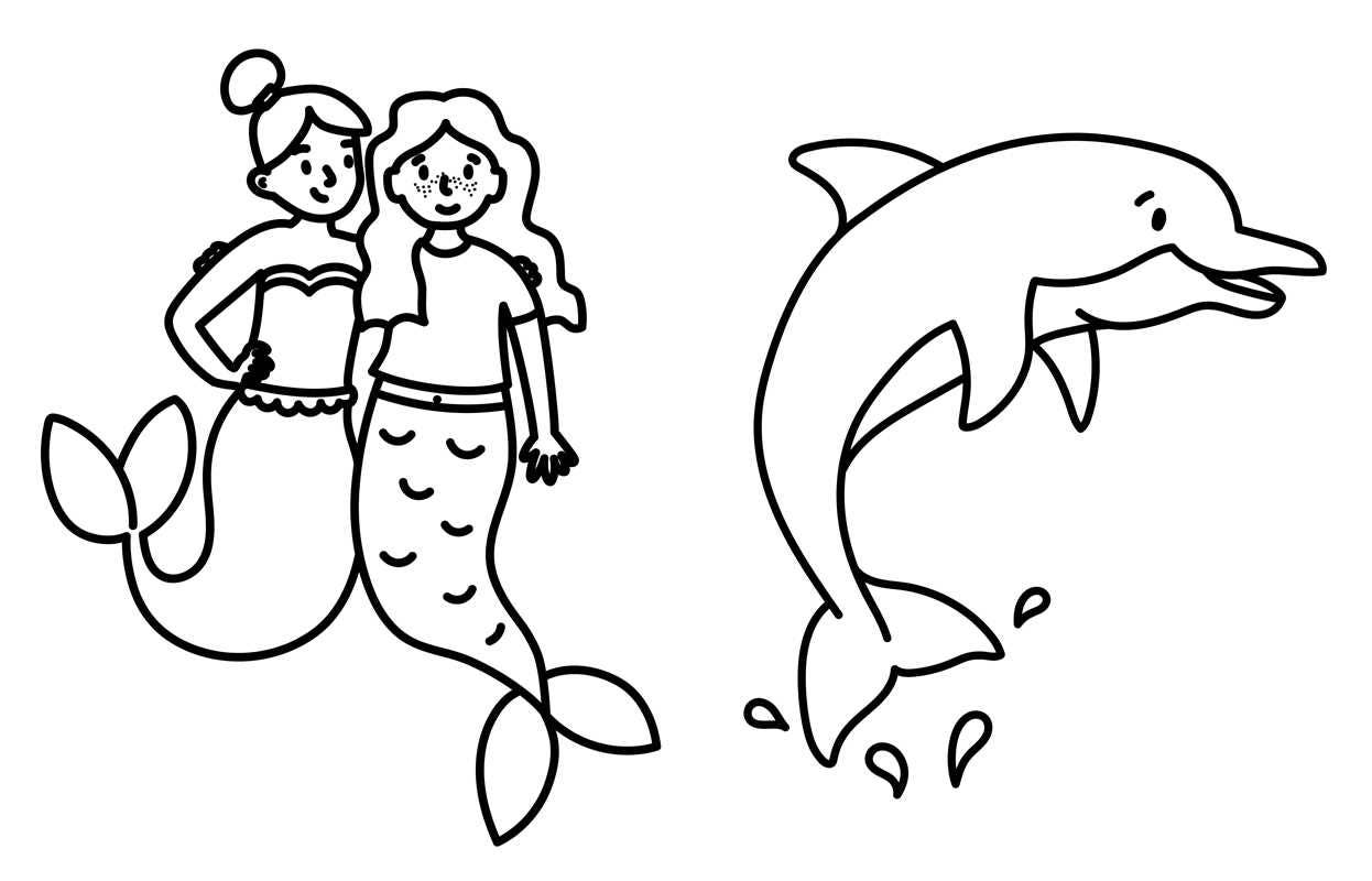 Simon & Schuster - My First Big Book of Mermaids by Little Bee Books: Coloring Book