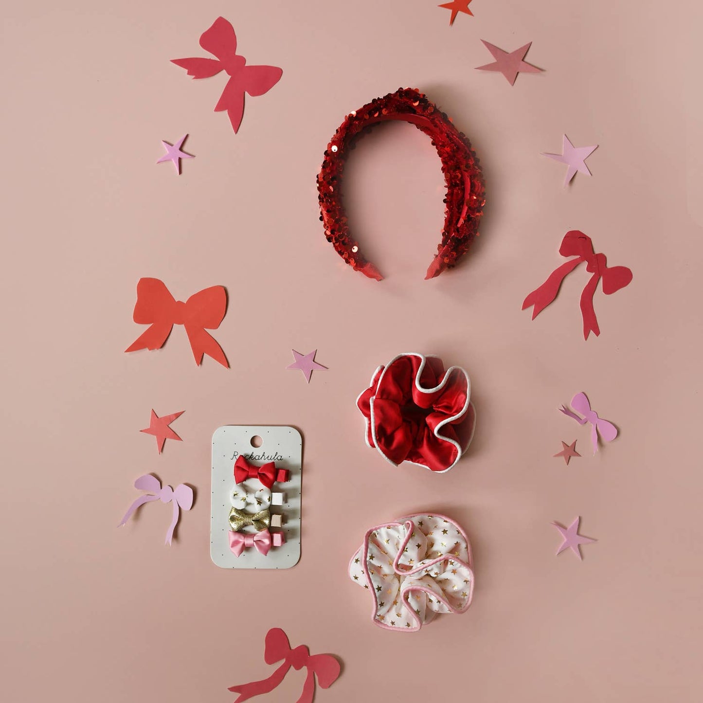 Rockahula Kids US - Festive Mini Bow Hair Clips