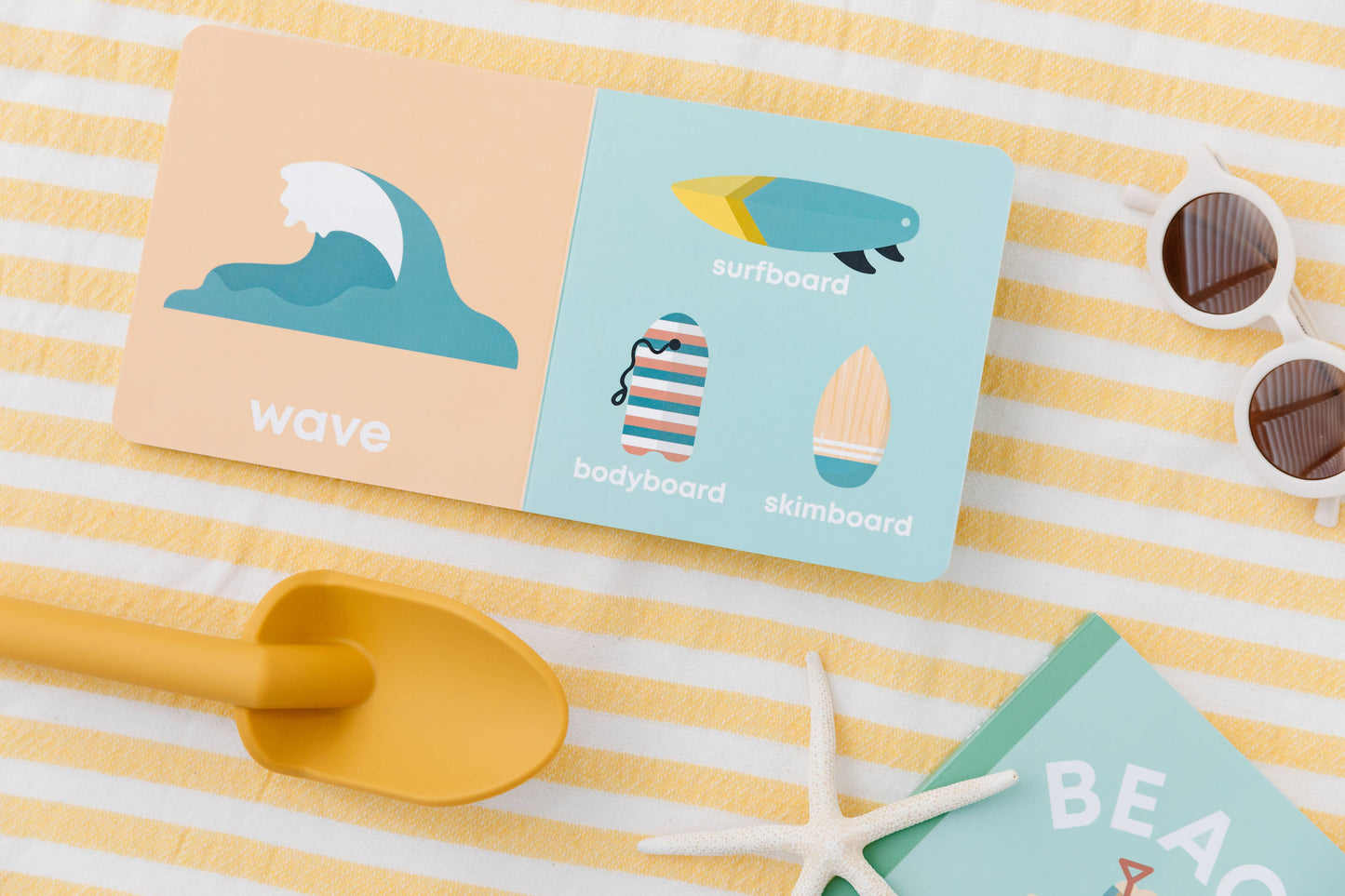 Left Hand Book House - Beach Baby- Board Book