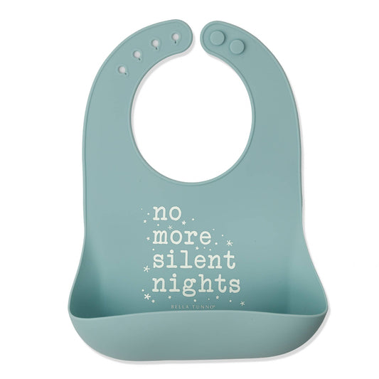 Bella Tunno - No More Silent Nights Wonder Bib: Blue