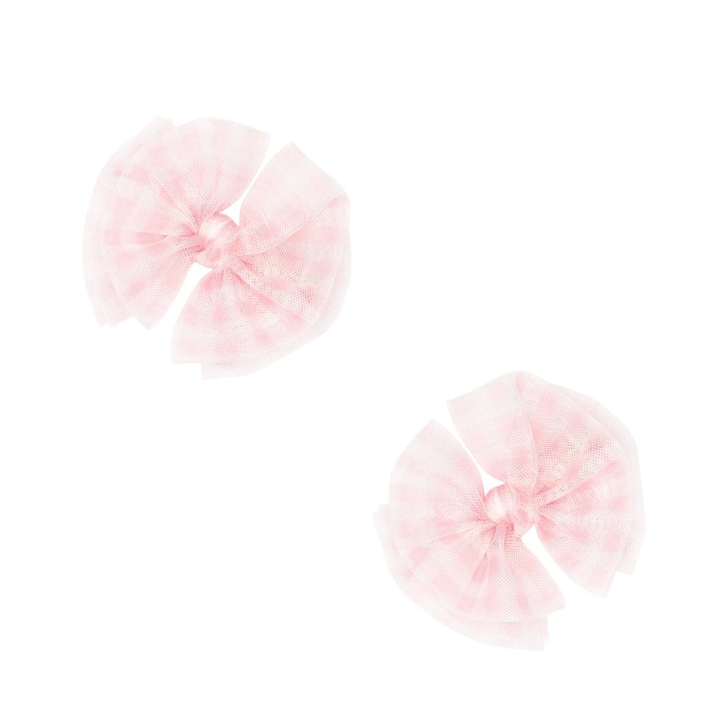 Baby Bling Bows - Baby Bling® 2-Pack Tulle Baby FAB® hair bow clips: Pink Multi Star