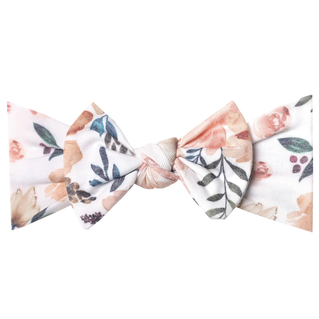 Copper Pearl - Knit Headband Bows (Multiple Styles)