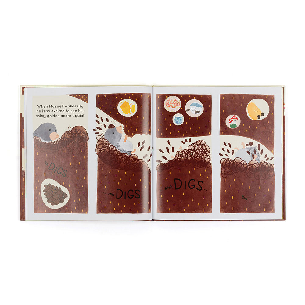 Jellycat - Muswell Mole and the Buried Treasure Book