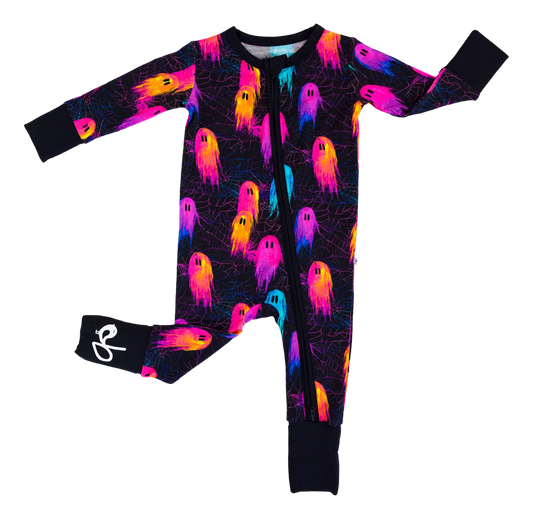 Birdie Bean - Electric BOO-gie Convertible Romper PJ