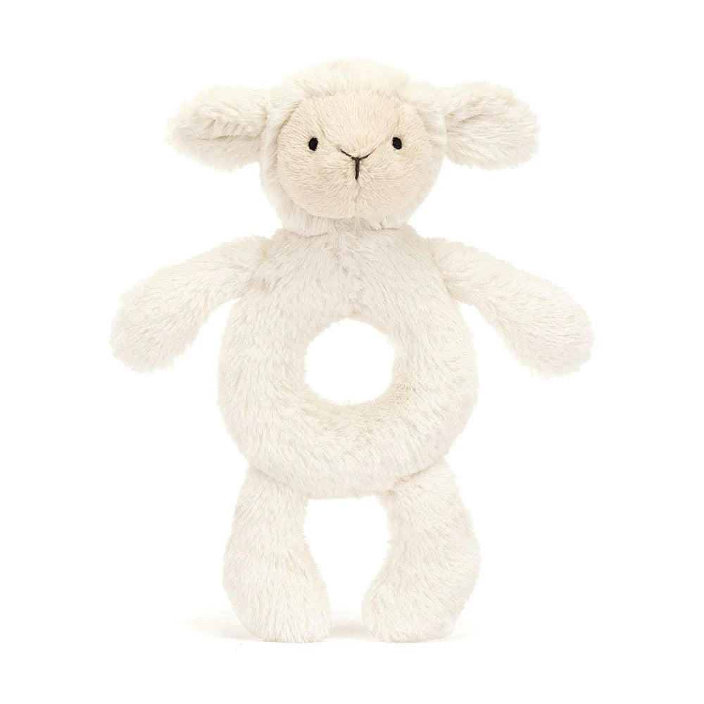 Jellycat - Bashful Lamb Ring Rattle