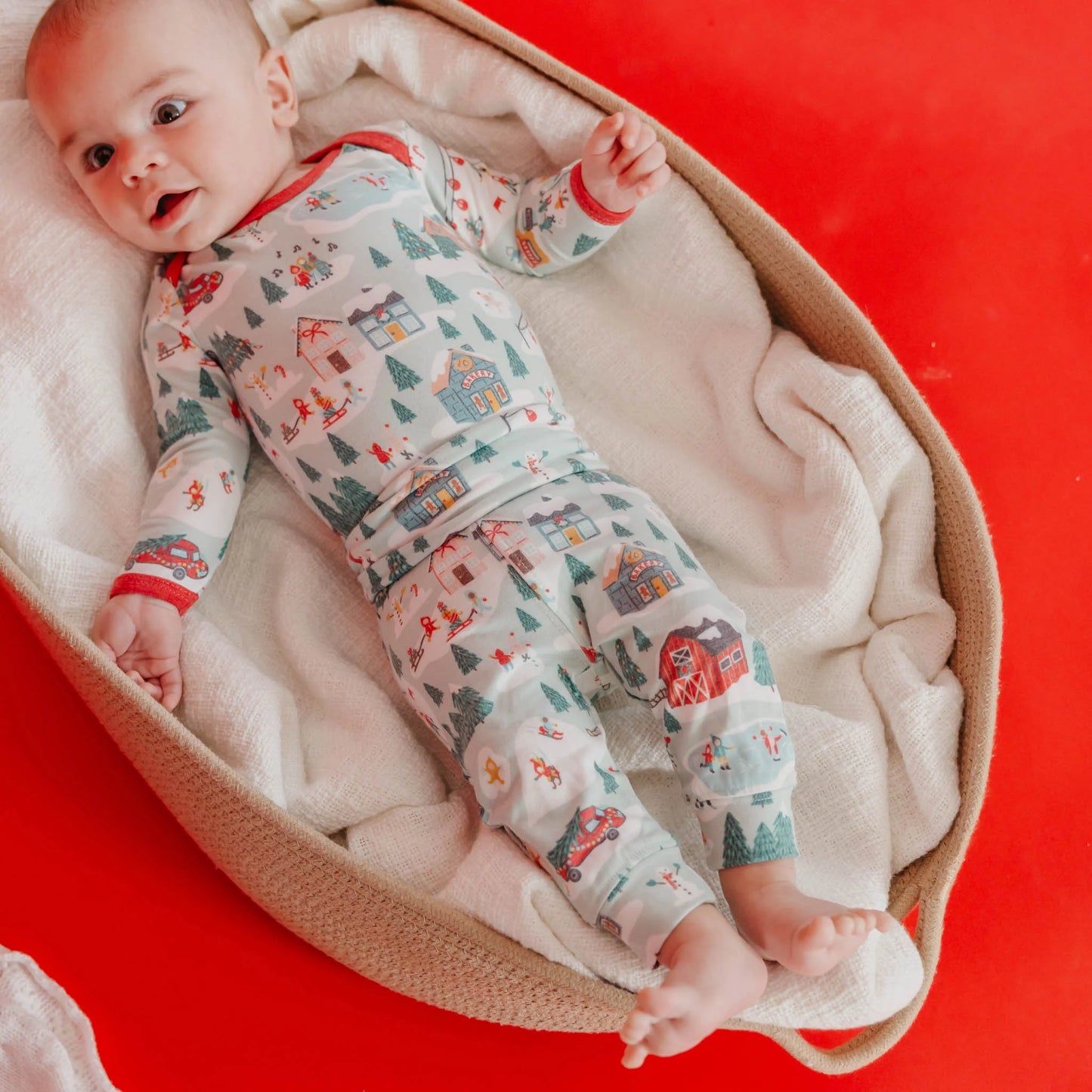 Copper Pearl - Snowy Slopes Baby Pants