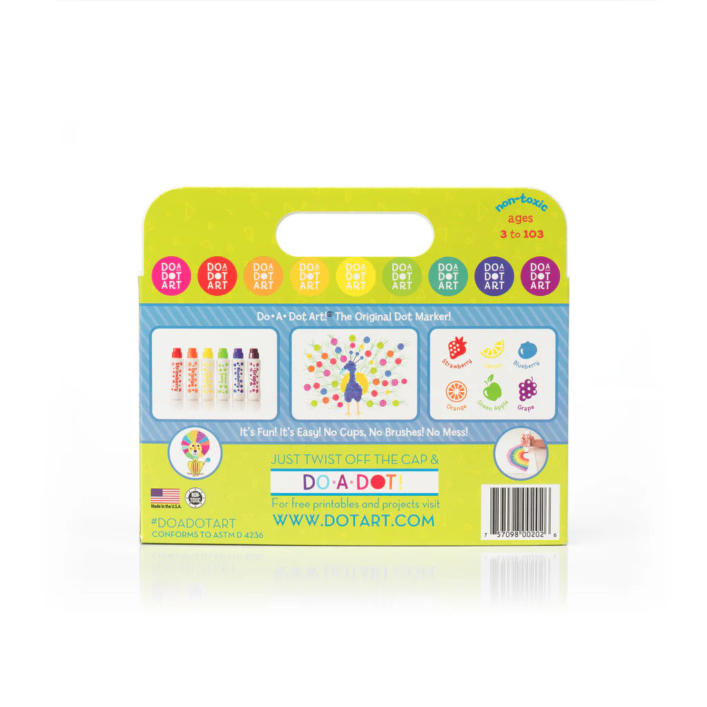 Do-A-Dot-Art - Juicy Fruits Scented Dot Markers 6pk
