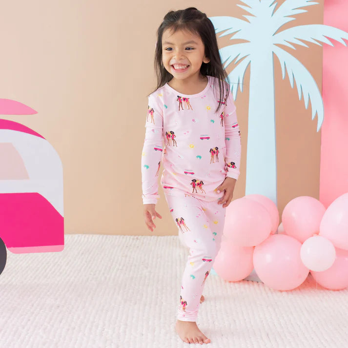 Kyte Baby - Long Sleeve Barbie Beach PJs
