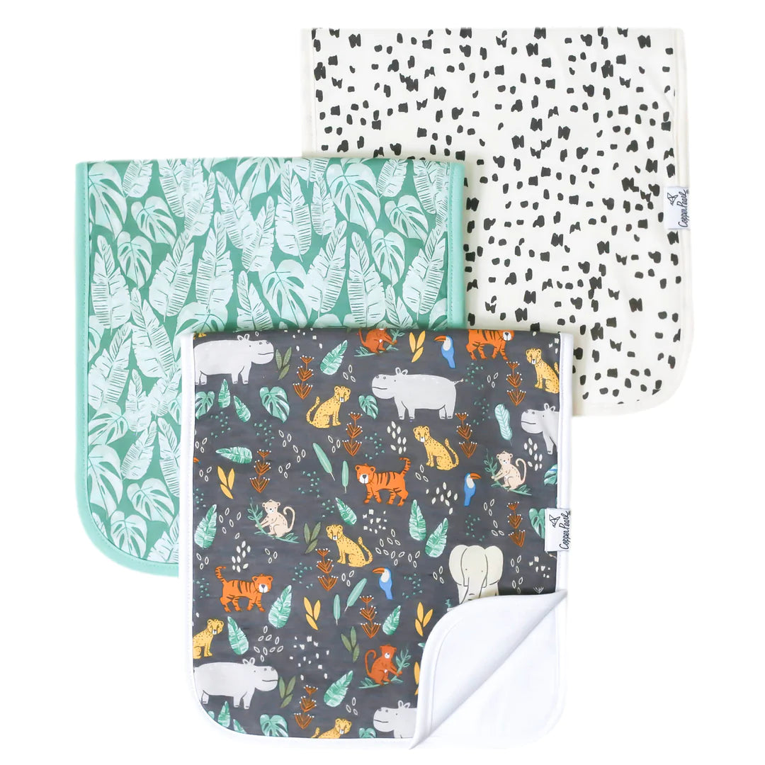 Copper Pearl - Bengal Burp Cloth (3 Pack)