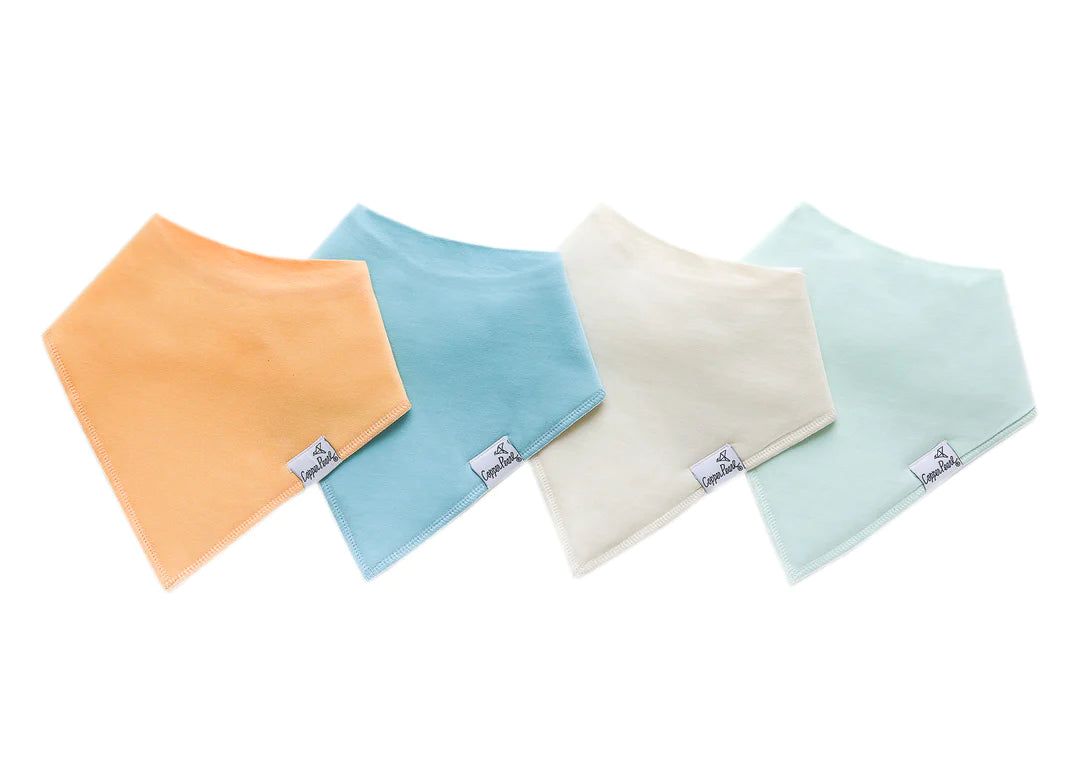 Copper Pearl - Bennie Bandana Bib Set (4-pack)