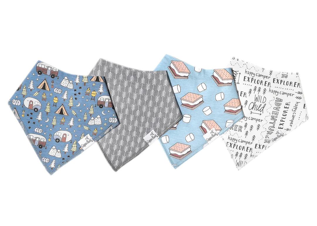 Copper Pearl - Bridger Bandana Bib Set (4-pack)