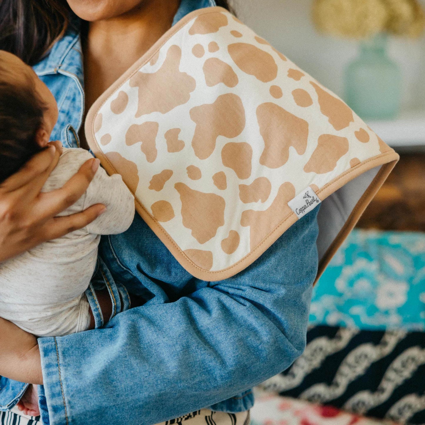 Copper Pearl - Boone Burp Cloth Set (3-Pack)